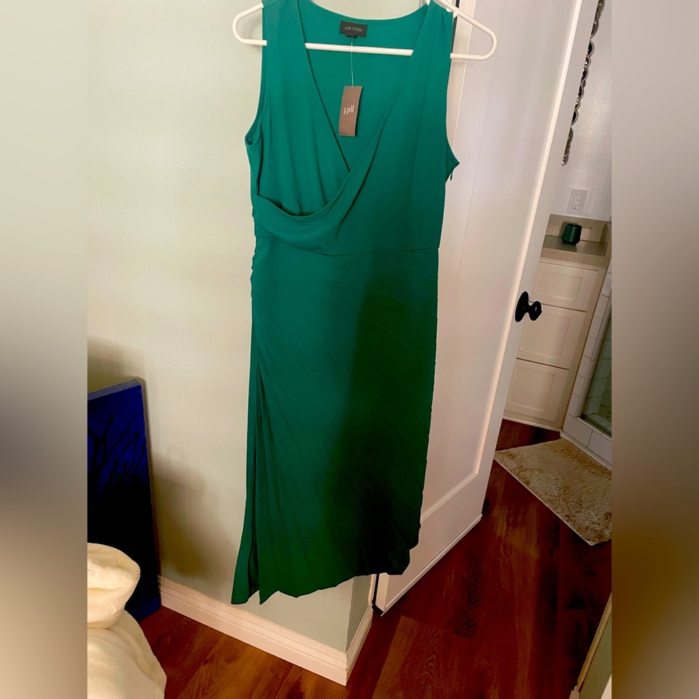 NWT J Jill green dress. Brand new.